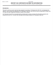 Report Corporate Income