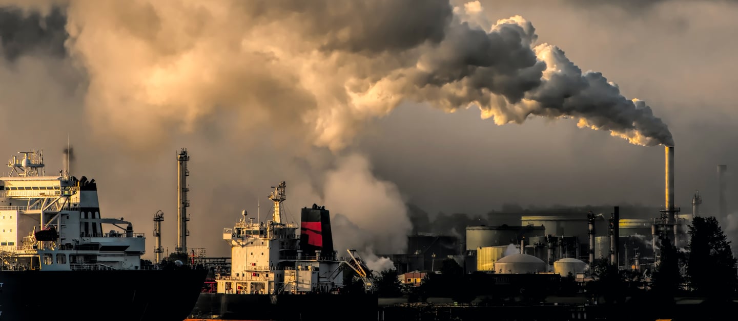 Industrial smoke carbon emission